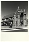 Front corner elevation of the Basilica