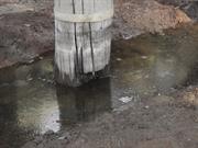 Image showing poor condition of a pier - close up