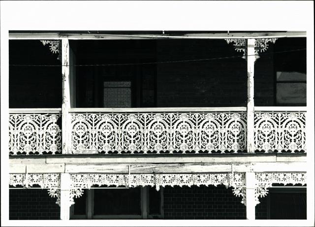 Detail of balcony ironwork