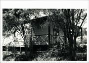 Angled view of front of nurses quarters