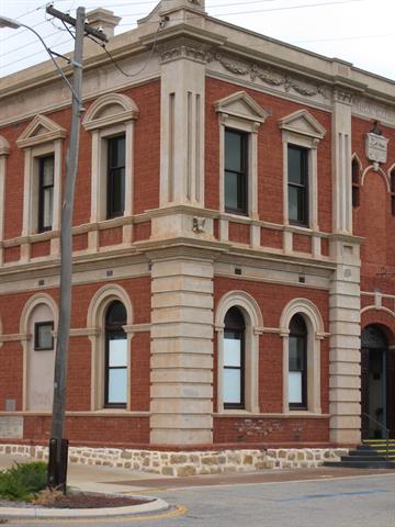 Town Hall corner elevation