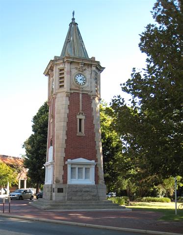 View of memorial from Rokeby Road