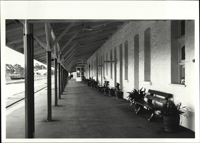 View down length of platform from East