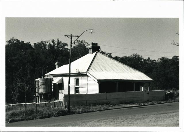 Left corner elevation of former post office