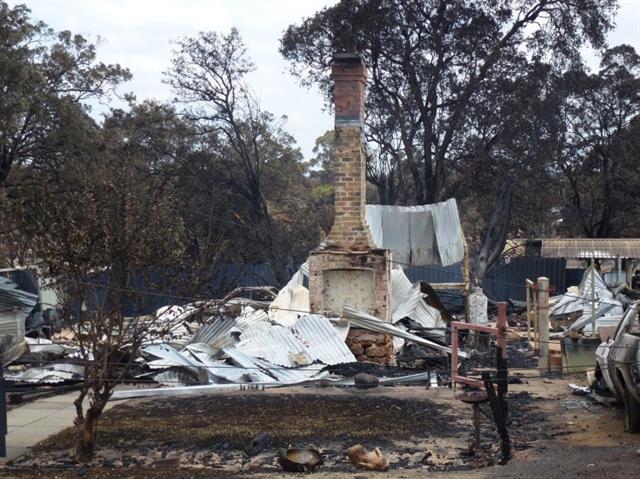 Yarloop fire damage 2016