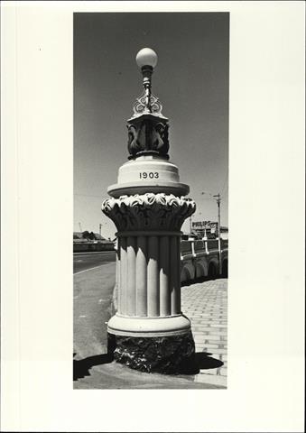 Detail of pedestal lantern