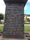 The inscription on the Spencer Memorial