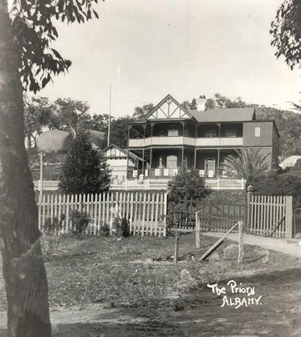 An early photograph of the Priory