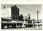 Corner elevation of building showing Hannan Street frontage of Exchange Hotel