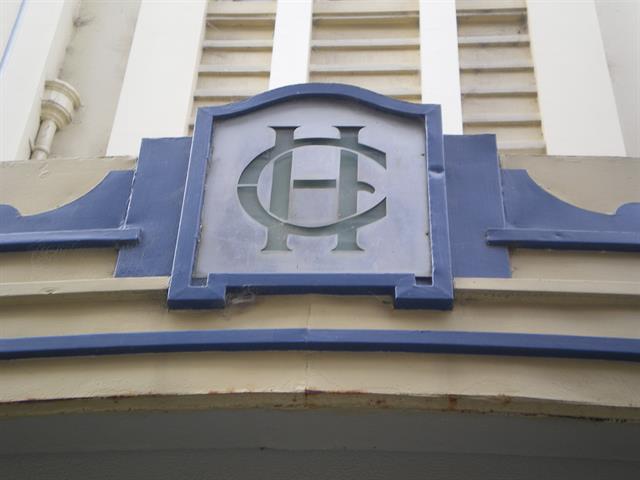 Sign Detail above doorway