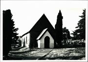 Front elevation of church showing associated cemetary