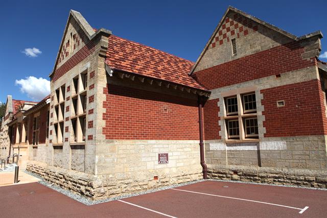 Hale School (fmr) building detail