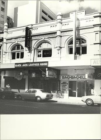 Front elevation of building façade