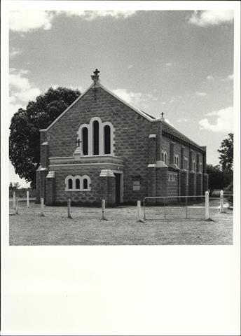 Front corner elevation of the Church of the Immaculate Conception