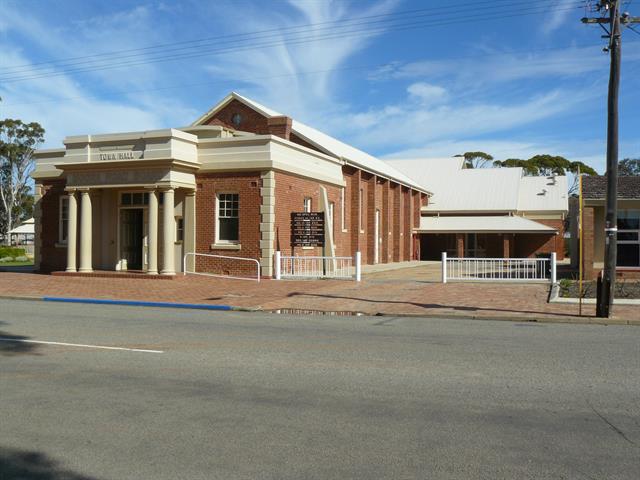 Street view of northern and eastern facades