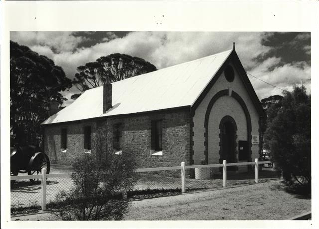 Corner elevation of building