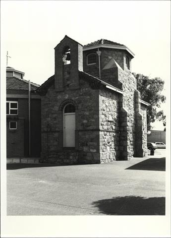 Corner elevation of original building from South east