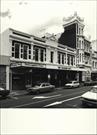 Contextual angled front elevation of headquarters