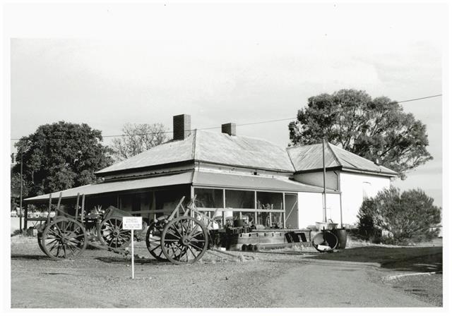 Front and right side elevations - oblique view of Mine Office