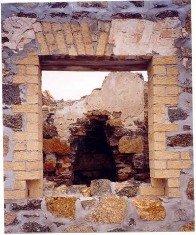 Lighthouse Keepers Cottage detail of window