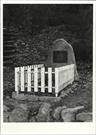 View of the gravesite and Headstone