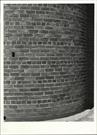 Detail of brickwork at the base of the chimney