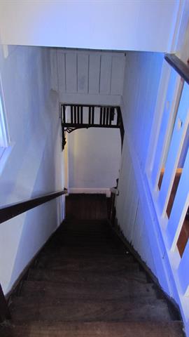 Interior staircase from upstairs