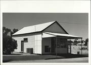 Left corner elevation of building