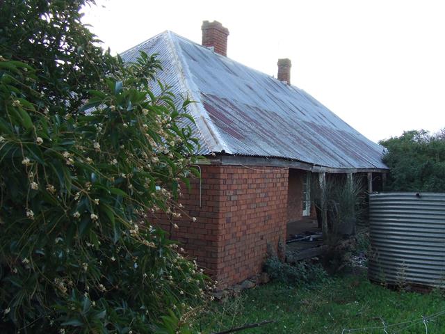 Side elevation main house