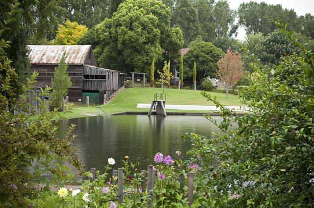 View across Pool
