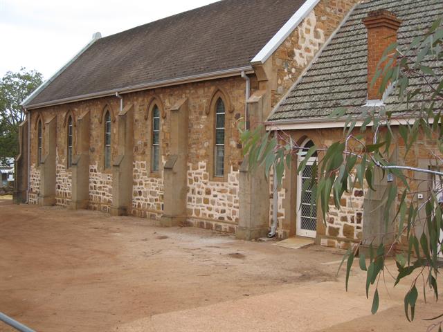 Side elevation of Parish Hall (original Church)