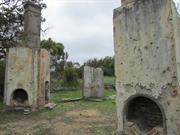 Warrant Officer's House ruins detail