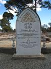 Headstone of Eliza and Aubrey Brown