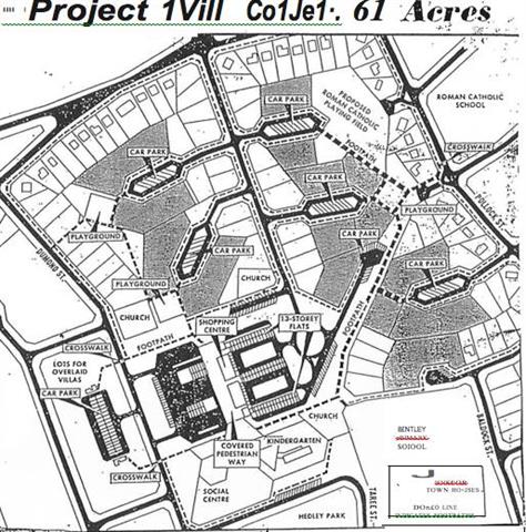 Brownlie Towers development plan 1968