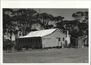 Front corner elevation of building
