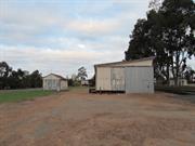 goods sheds looking east