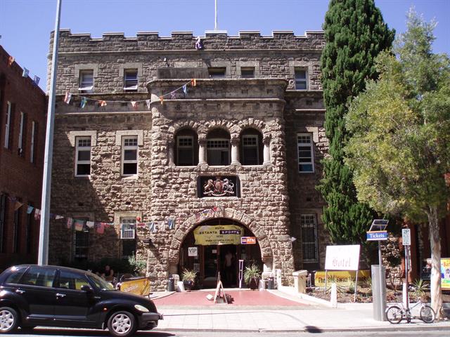 Swan Barracks entry, south elevation