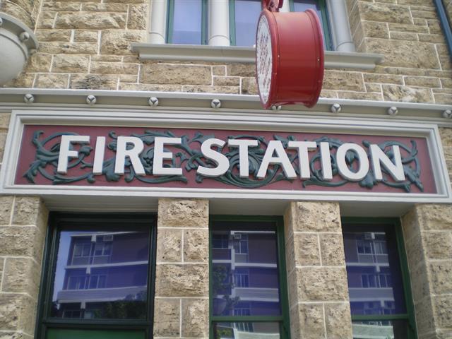 Fire Station Sign