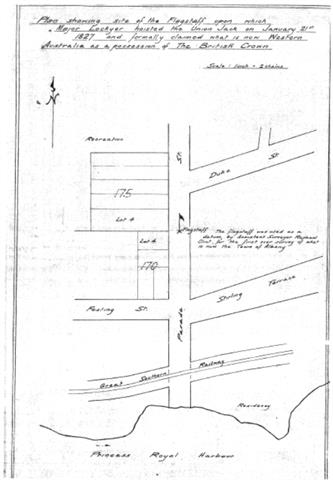 Plan drawn by Surveyor F G Medcalf c1960s