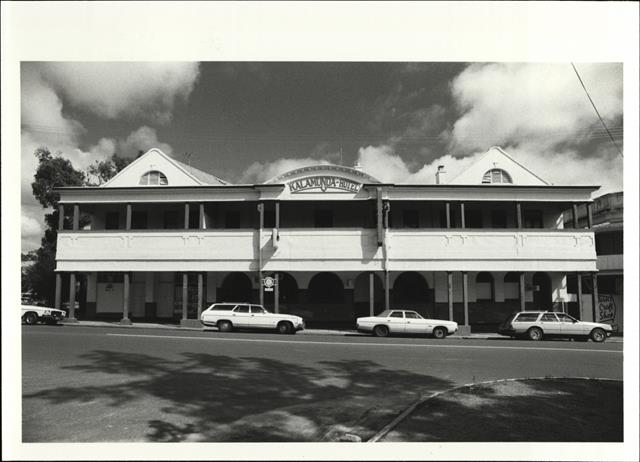 Front elevation of later building