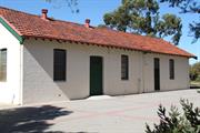 Brick and tile radio operations building