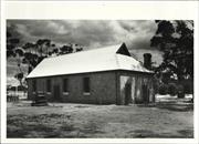 Rear corner elevation of building from North east