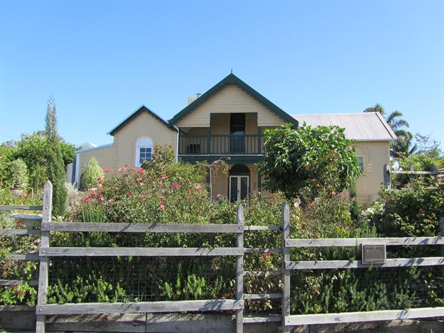 South elevation and front garden from Duke Street