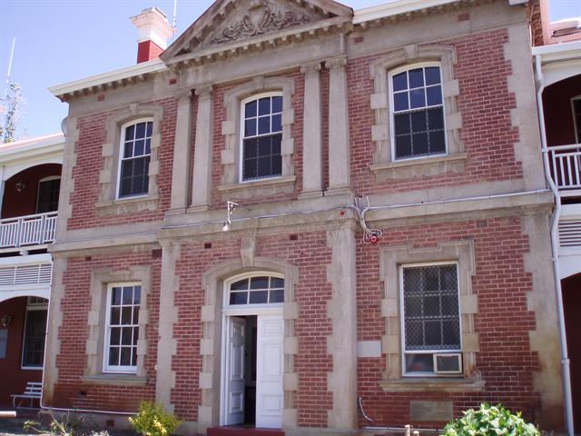 South (front) elevation, Waylen House