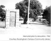 Memorial Prior to Relocation 1962