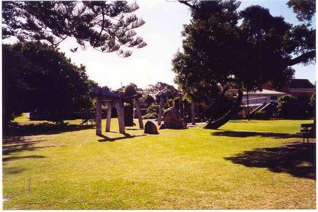 The former public art sculpture