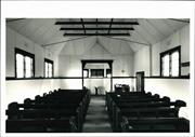 Interior view of church facing baptistry from East end