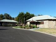 Building housing Internment Shrine and ablution block to north