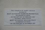 St Cecilia's Church Foundation Stone