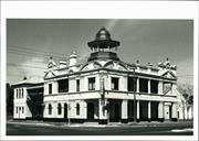 Front corner elevation of building